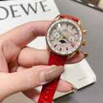 OMEGA Speedmaster  Rose Gold Moonphase 37mm Replica Watch